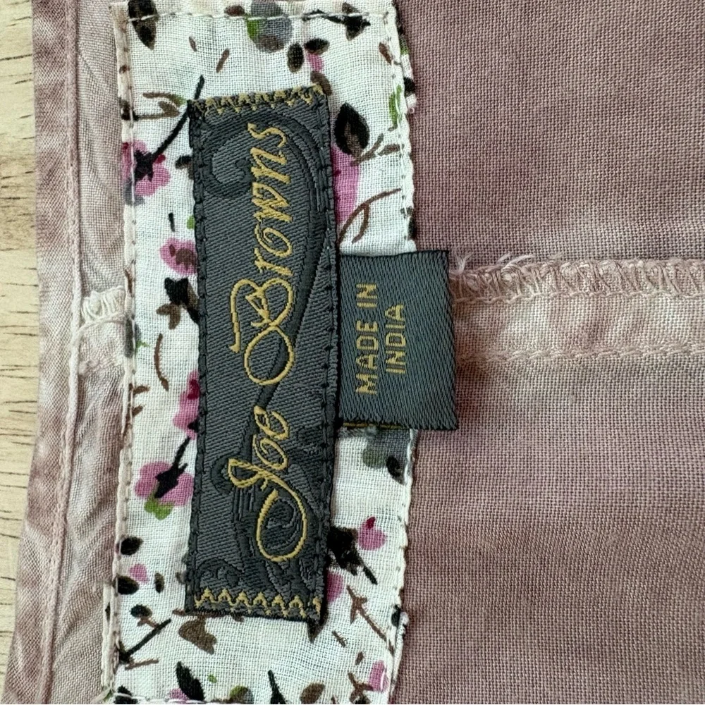 JOE BROWNS Bohemian Sleeveless Antique Rose Dress! Handkerchief Hem! GUC - Picture 9 of 15